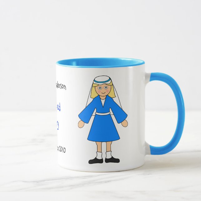 Caneca Personalizar-me — Crianças Natividade "Mary" (Direita)