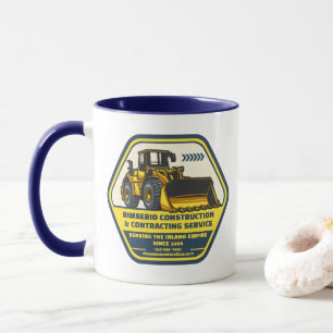 Caneca Personalizar Negócio de Contratação de Construção 