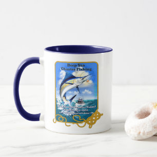 Caneca Personalizar Negócios de Embarcações de Pescaria E