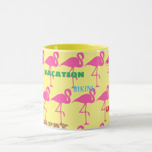 Caneca Personalizar o verão feliz da escola feminina Pin