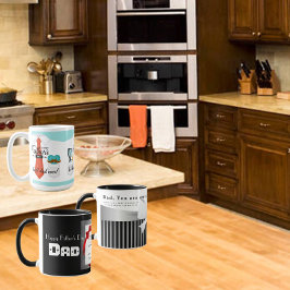 Caneca Personalizar Pai Dia de os pais Vermelho Branco Ne