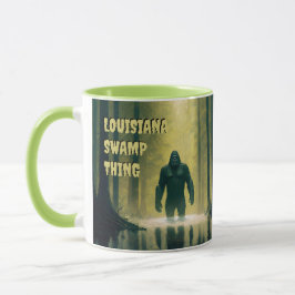 Caneca Personalizar Pé Grande Sasquatch Louisiana Swamp T