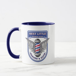 Caneca Personalizar Poste Tradicional de Barber Shop Clás