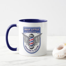 Caneca Personalizar Poste Tradicional de Barber Shop Clás
