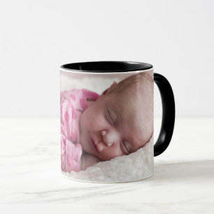 Caneca Personalizar Texto Personalizado Bebê Foto Café 