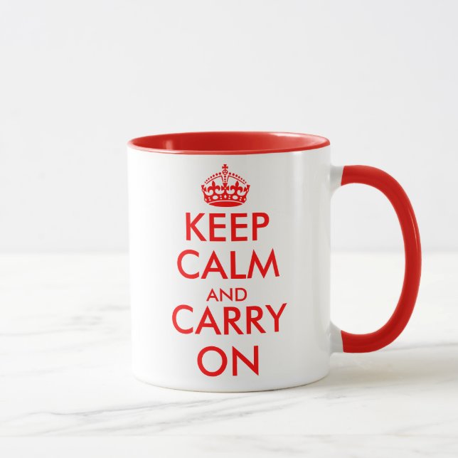 Caneca Personalizável Keep Calm presente corporati (Direita)