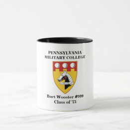Caneca PERSONALIZE-A - PMC SEAL Mug BRANCO com trim BLK