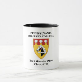 Caneca PERSONALIZE-A - PMC SEAL Mug BRANCO com trim BLK