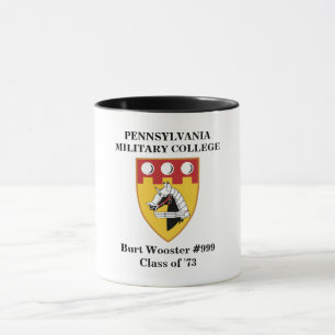 Caneca PERSONALIZE-A - PMC SEAL Mug BRANCO com trim BLK