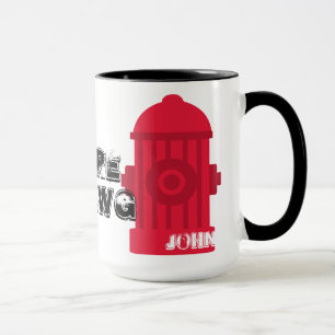 Caneca Personalize Fire Dawg Ringer Mug