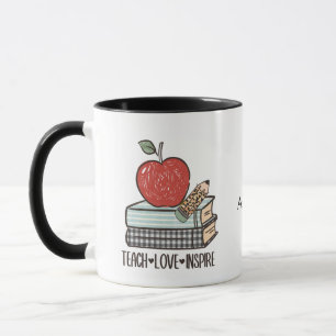 Caneca Personalize O Ensinador De Amor Inspira Presente P
