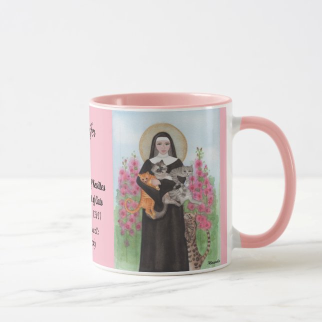 Caneca Personalize o Santo Patron de Gats Gertrude Coffee (Direita)