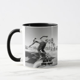 Caneca Personalize, Patinar Comer Dormir Repetir