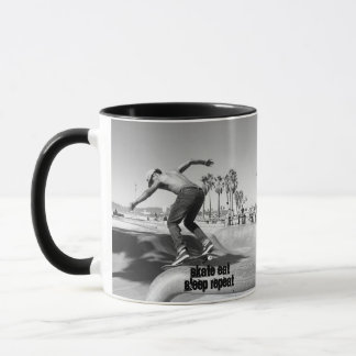 Caneca Personalize, Patinar Comer Dormir Repetir
