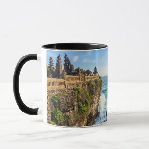 Caneca Personalize Uluwatu Templo de Falésias de Bali Via