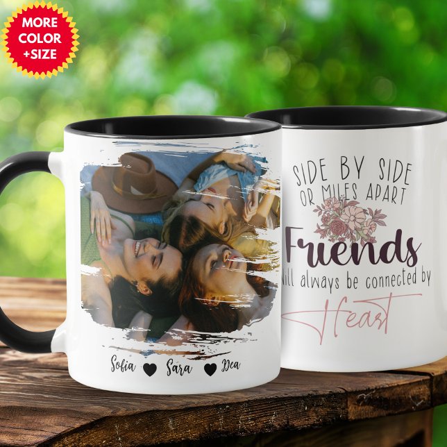 Caneca Personalized Best Friend Mug with Photo | BFF Gift (Personalized Best Friend Mug with Photo | BFF Gift)