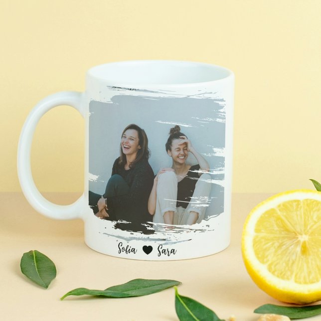 Caneca Personalized Best Friend Mug with Photo | BFF Gift (Personalized Best Friend Mug with Photo | BFF Gift)