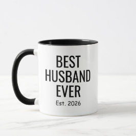 Caneca Personalized Best Husband Ever Mug 