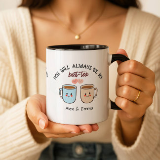 Caneca Personalized Best-Tea Couple