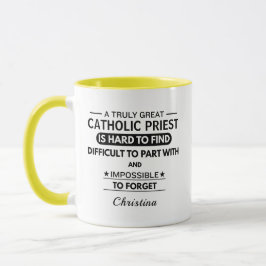 Caneca Personalized Catholic Priest 