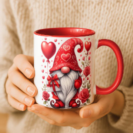 Caneca Personalized Christmas Gnome Mug