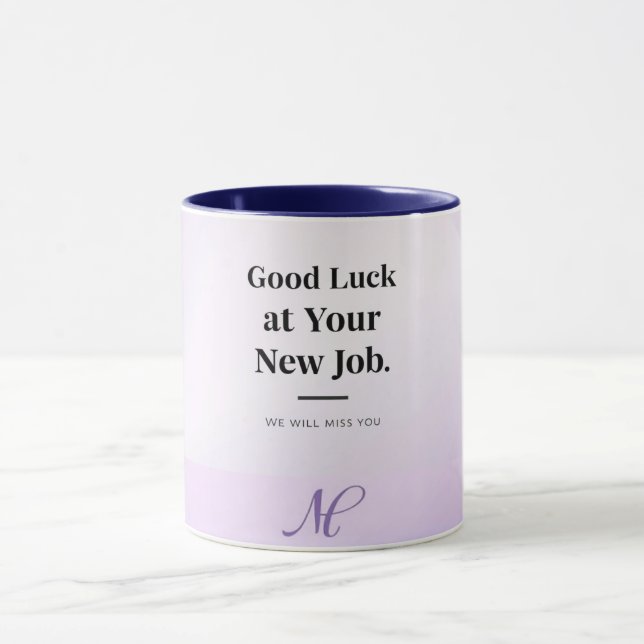 Caneca Personalized Coworker Farewell Mug – Custom Name (Centro)