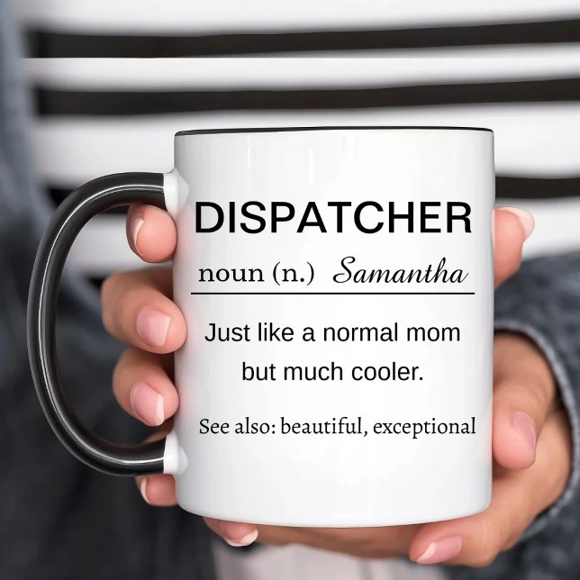 Caneca Personalized Dispatcher Definition Mug (Criador carregado)