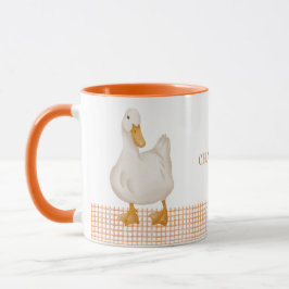 Caneca Personalized Duck Mug – Cute Farm Animal Design wi