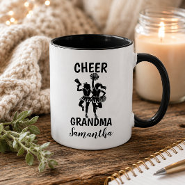 Caneca Personalized Grandma Cheerleader
