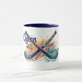 Caneca Personalized Hockey Player Mug