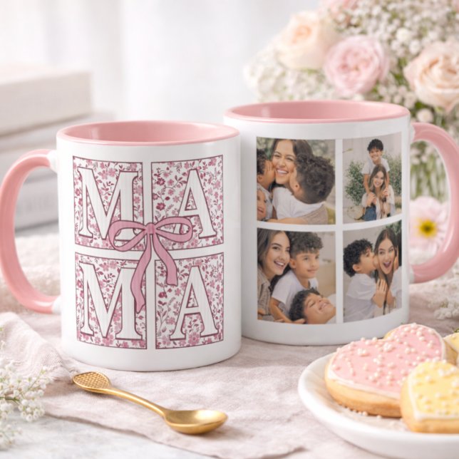 Caneca Personalized Mom Photo Mug Cute Design (Criador carregado)