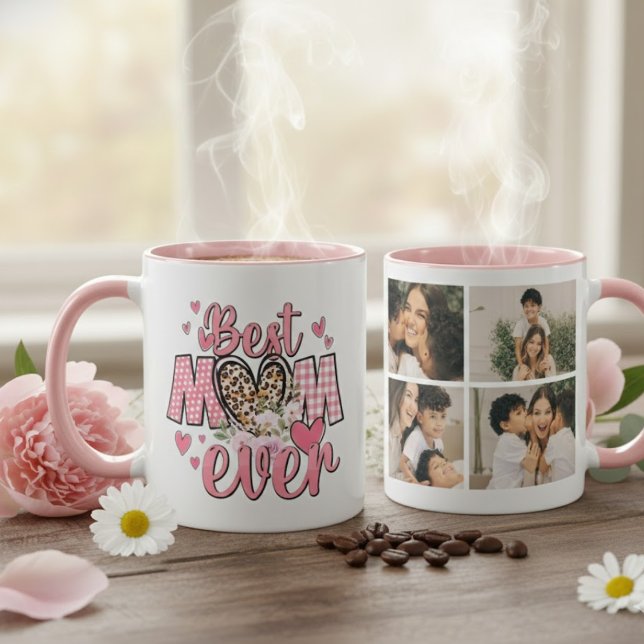 Caneca Personalized Mom Photo Mug Cute Design (Criador carregado)