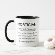 Personalized Mortician Definition Funny 
