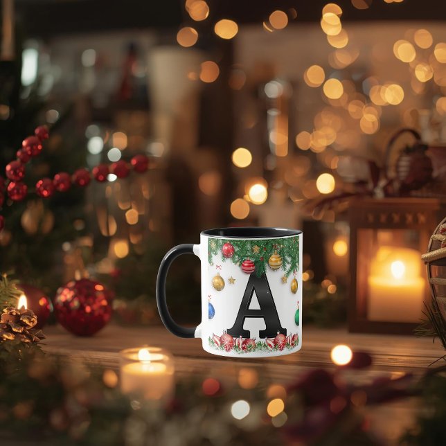 Caneca Personalized Mug with Letter (Criador carregado)