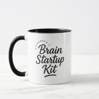 Caneca Personalized Name Brain Startup Gift Coffee