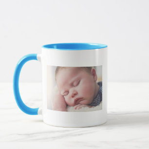 Caneca Personalized New Baby Photo, Name and Date