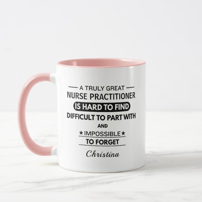 Caneca Personalized Nurse Practitioner (Esquerda)