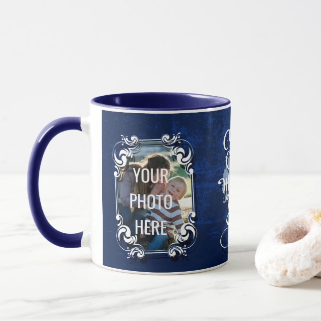 Caneca Personalized Photo Mug – Custom Gift (Com Donut)
