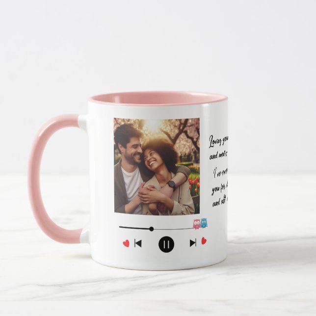 Caneca Personalized Valentine's Day Coffee Mug (Esquerda)
