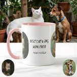 Caneca Personalized with Mimo & Bella Best Cat & Dog Mom<br><div class="desc">Show off your love for your furry family with our "Best Cat & Dog Mom Ever" mug! Featuring adorable photos of Mimo the cat and Bella the dog, this personalized mug is the perfect gift for any proud pet parent. Ideal for Mother's Day, birthdays, or just because. High-quality ceramic, microwave,...</div>