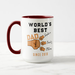 Caneca Personalized WORLD'S BEST Dad | Father’s Day
