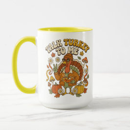 Caneca Peru Turco Groovy Café de Outono