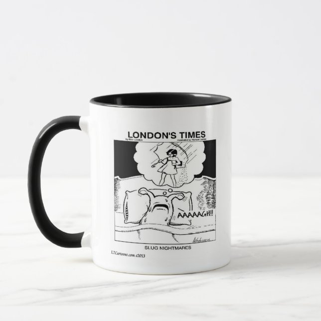 Caneca Pesadelos de Lesma Clássico LTCartoons Comic (Esquerda)