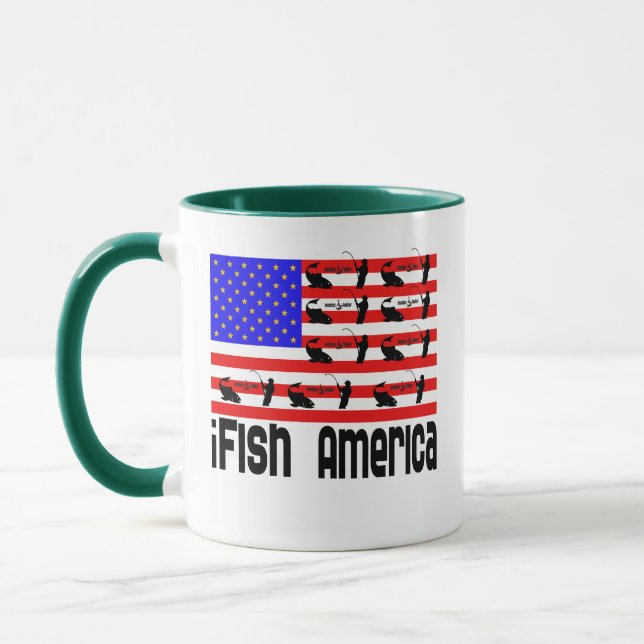 Caneca Pesca com presentes na América do Peixe (Esquerda)