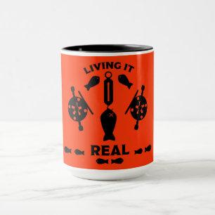Caneca Pesca do salmão selvagem
