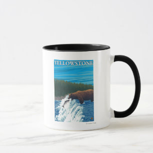 Caneca Pesca do Urso - Nacional de Yellowstone