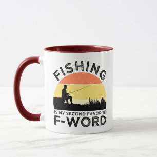 Caneca Pesca É Minha Segunda Palavra F Favorita