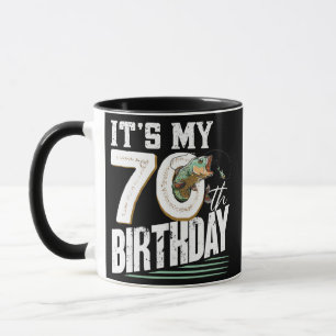 Caneca Pescador de pesca de 70 anos Angler 70