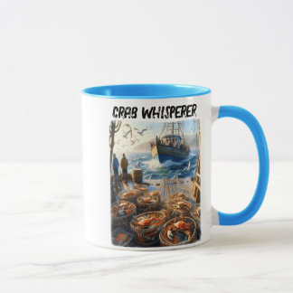 Caneca Pescadores De Colheita De Crepúsculos Que Recolhem