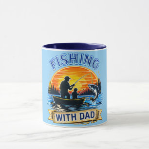 Caneca Pescando com Papai – Presente Perfeito para o Dia